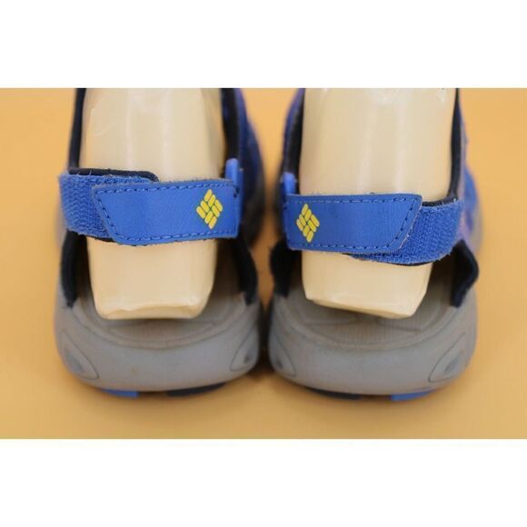 BOYS COLUMBIA TECHSUN WAVE SANDALS SIZE 2 Youth Closed Toe Water Shoes Blue - Picture 7 of 10